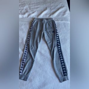 kappa size small grey sweatpants